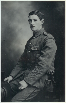Portrait of Private Ernest John Pay