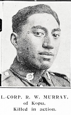 Portrait of Lance Corporal Raika Whakarongotai Murray