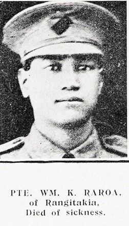 Portrait of Private William Raroa