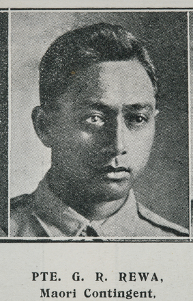 Portrait of Private George Rangitikei Rewa