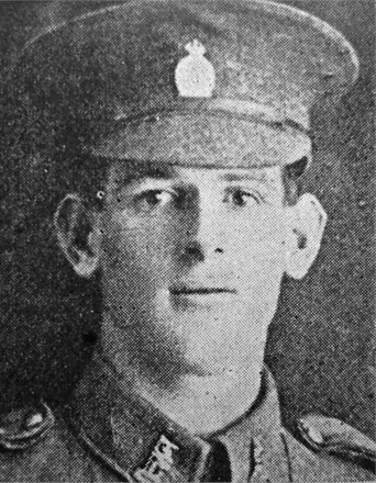 Portrait of Rifleman Ronald George Fowler