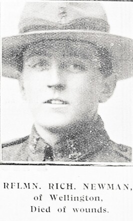 Portrait of Rifleman Richard Newman