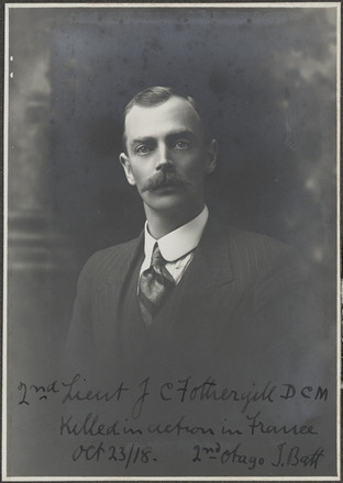 Portrait of Second Lieutenant John Charles Fothergill