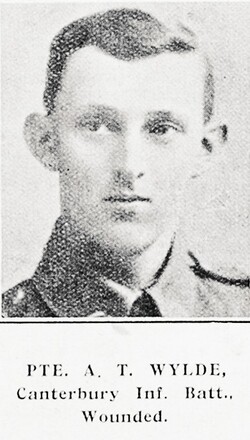Portrait of Private Arthur Thomas Wylde