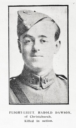 Portrait of Second Lieutenant Harold William Dawson