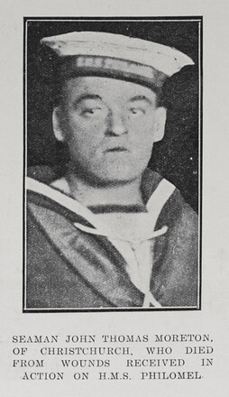 Portrait of Able Seaman John Thomas Moreton