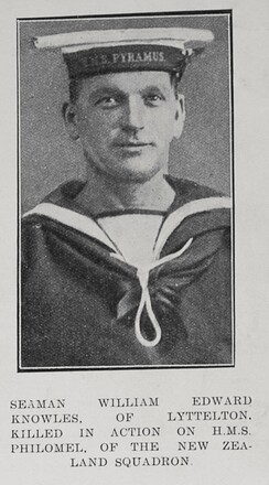 Portrait of Seaman William Edward Knowles