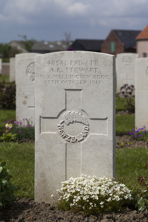 Portrait of Private Arthur Ernest Stewart