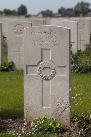 Portrait of Private Bertie Shiel Cowie