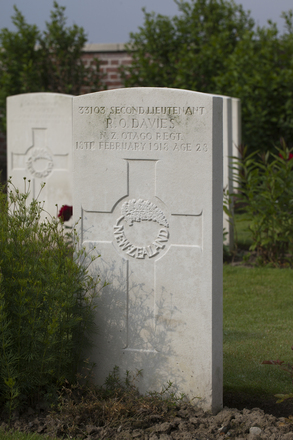 Portrait of Second Lieutenant Reginald Owen Davies