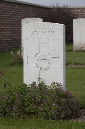 Portrait of Private Ernest Walter Sharman