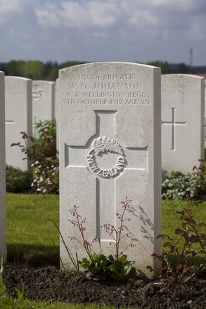 Portrait of Private Walter Oscar Johanson