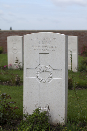 Portrait of Lance Corporal James Kirk