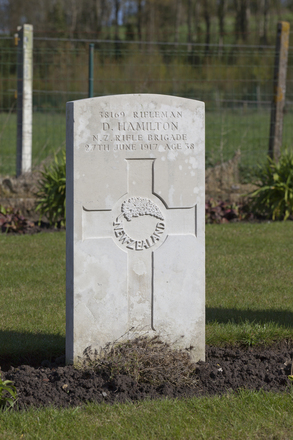 Portrait of Rifleman Donald Hamilton