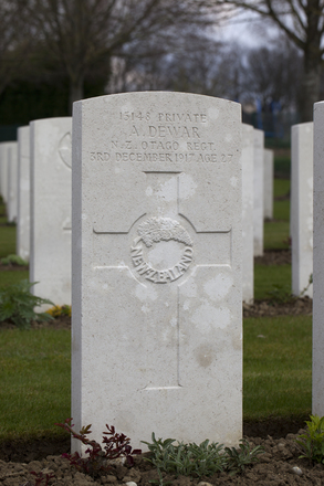 Portrait of Private Alexander Dewar