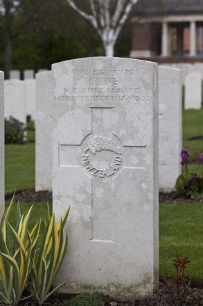 Portrait of Lance Corporal Harold Hine