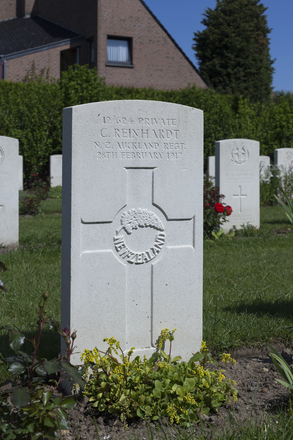Portrait of Private Clarence Reinhardt