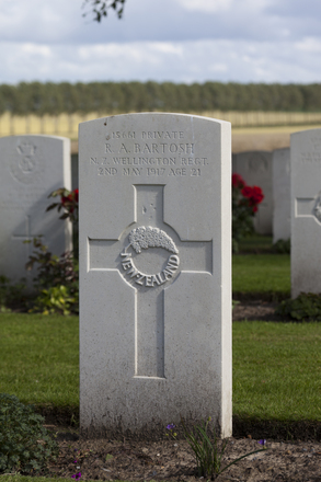 Portrait of Private Richard Alexander Bartosh