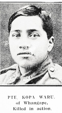 Portrait of Private Kopa Waru