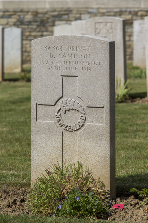 Portrait of Private David Sampson