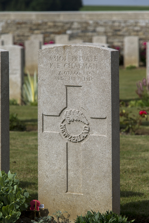 Portrait of Private Keith Elvin Chapman