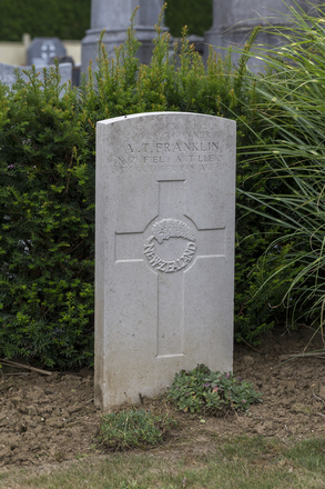 Portrait of Gunner Alban Thomas Franklin