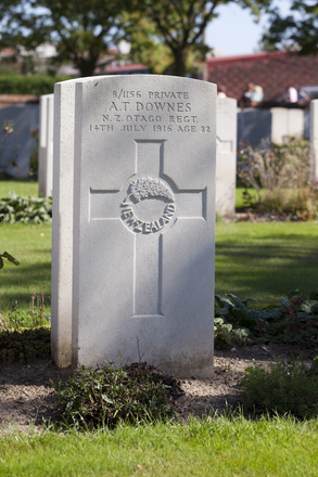 Portrait of Private Andrew Thomas Downes