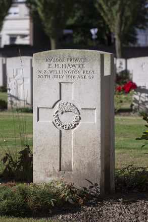 Portrait of Private Ernest Henry Hawke