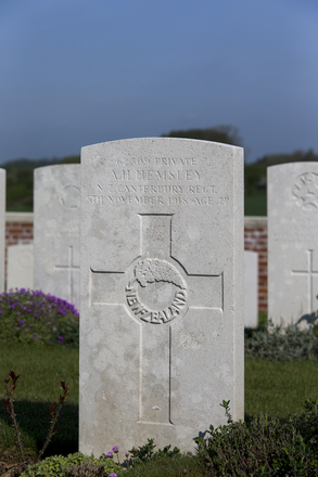 Portrait of Private Albert Henry Hemsley