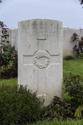Portrait of Private Gordon Stanley Feek
