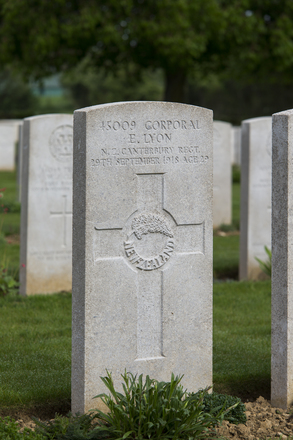 Portrait of Corporal Eric Lyon