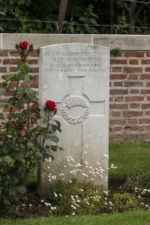 Portrait of Second Lieutenant Alexander Thomas Johnston