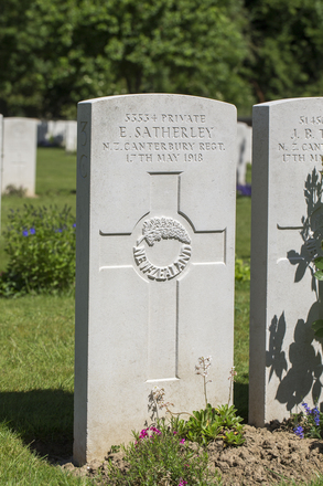 Portrait of Private Edwin Satherley