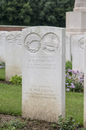 Portrait of Private Ralph Osborne Simpson
