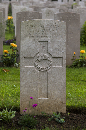 Portrait of Rifleman Henry Arthur Prujean