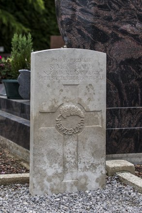 Portrait of Private Robert Mccrae Hall