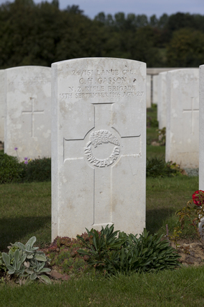 Portrait of Lance Corporal Charles Henry Gasson