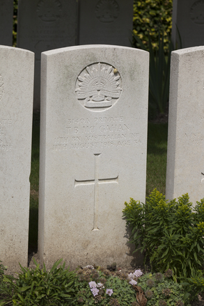 Portrait of Private Thomas Bernard Mcgahan