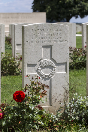 Rifleman Archie Walter Taylor New Zealand Rifle Brigade. Died Monday 9 ...