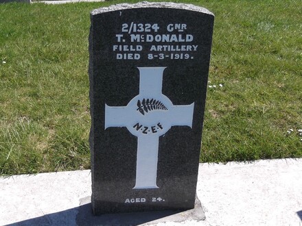 Portrait of Gunner Thomas Mcdonald