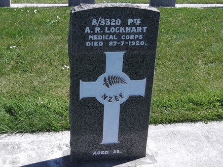 Portrait of Private Allan Rae Lockhart