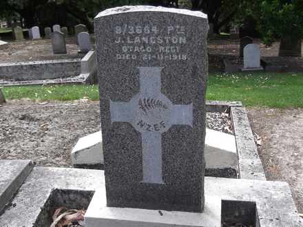 Portrait of Private James Langston